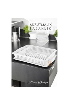Bulaşık Durulama Sepeti Tabaklık Bulaşık Kurutmalık BEYAZ Alessi Bulaşık Durulama Sepeti Tabaklık Bulaşık Kurutmalık BEYAZ Alessi