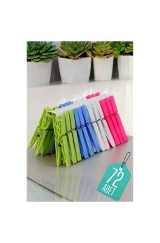 Plastik Çamaşır Mandalı 72 Adet Plastik Çamaşır Mandalı 72 Adet