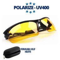 Polarize UV400 Sarı Camlı Güneş Gözlüğü Polarize UV400 Sarı Camlı Güneş Gözlüğü