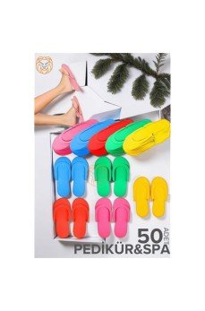 Tek Kullanımlık Pedikür Terliği - Spa Terliği Kullan-at Terlik 50 ÇİFT Tek Kullanımlık Pedikür Terliği - Spa Terliği Kullan-at Terlik 50 ÇİFT