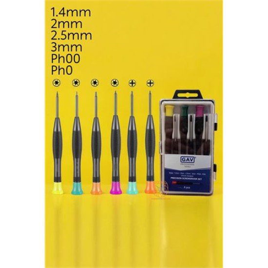 Saat Telefon Tamir Tork Tornavida Seti 6'lı Saat Telefon Tamir Tork Tornavida Seti 6'lı