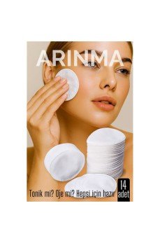 14'lü Kozmetik Disk Pamuk Premium Makyaj Temizleme Pamuğu Tonik ve Oje İçin Çift Taraflı Diskler 14'lü Kozmetik Disk Pamuk Premium Makyaj Temizleme Pamuğu Tonik ve Oje İçin Çift Taraflı Diskler