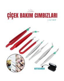 Çiçek Bakım Kutulu Cımbız Seti