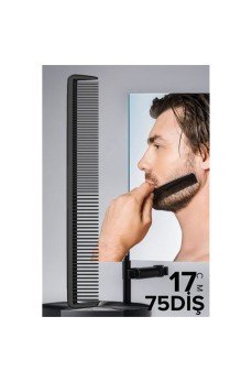 Elize İnce Uzun Sakal Bıyık Tarağı