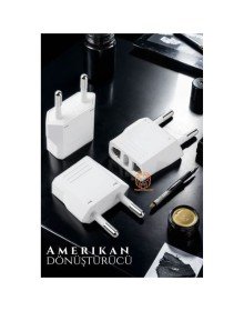 Amerikan Fişi Dönüştürücü Priz Adaptörü