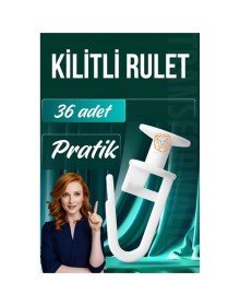 Kilitli Perde Düğmesi Perde Ruleti Perde Düğmesi 36 Adet