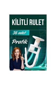 Kilitli Perde Düğmesi Perde Ruleti Perde Düğmesi 36 Adet