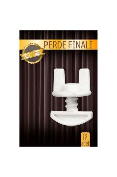 Perde Finali Perde Sonlandırıcı Stop Korniş Finali Sonu 12 Adet