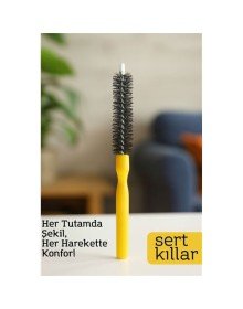 Yuvarlak Saç Şekillendirme Fırçası – 22 cm x 2.8 cm | 2.5 mm Derinlik | Hacim ve Kontrol İçin