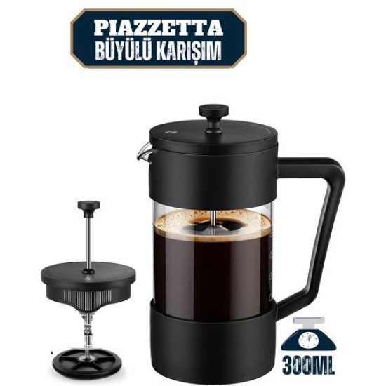 French Press 300 Ml Kahve Demleme Cihazı French Press 300 Ml Kahve Demleme Cihazı