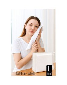 Tek Kullanımlık Havlu - Kuru Havlu - Paketli ve Çok Amaçlı 40X80 CM 1 Adet