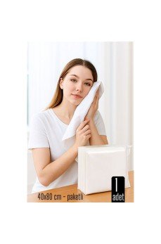 Tek Kullanımlık Havlu - Kuru Havlu - Paketli ve Çok Amaçlı 40X80 CM 1 Adet
