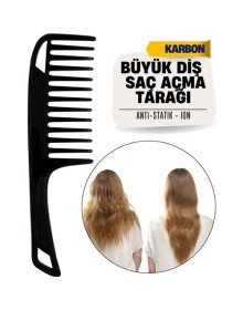 Büyük Diş Geniş Saç Açma Tarağı