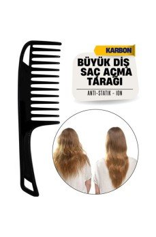 Büyük Diş Geniş Saç Açma Tarağı Büyük Diş Geniş Saç Açma Tarağı