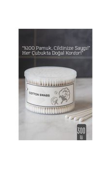 %100 Pamuk Kulak Çubuğu – 300’lü Paket %100 Pamuk Kulak Çubuğu – 300’lü Paket
