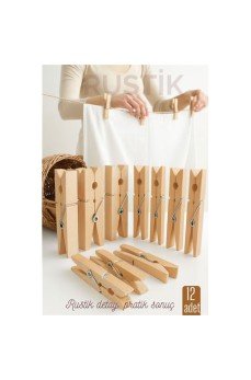 12’li Ahşap Mandal Seti – Doğal Görünümlü, Çok Amaçlı, Dayanıklı Yaylı Tasarım 12’li Ahşap Mandal Seti – Doğal Görünümlü, Çok Amaçlı, Dayanıklı Yaylı Tasarım