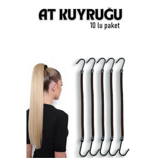 Kancalı At Kuyruğu Lastik Toka 10 ADET Kancalı At Kuyruğu Lastik Toka 10 ADET