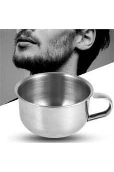 Paslanmaz Çelik Tıraş Tası Sabun Köpürtme Kasesi