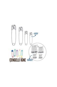 Çengelli İğne 4 Boy 56 Adet Çengelli İğne 4 Boy 56 Adet