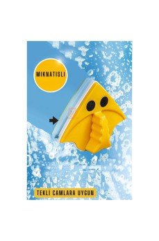 Mıknatıslı Çift Taraflı Cam Temizleyici