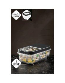 Reagan Tablet ve Deterjan Saklama Kutusu 5 lt ANTRASİT