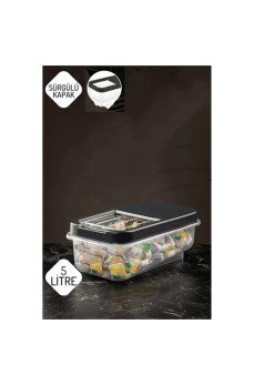 Reagan Tablet ve Deterjan Saklama Kutusu 5 lt ANTRASİT