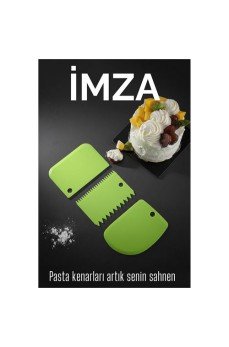 3’lü Dekoratif Şekillendirme Aparatı Hamur Pasta Kesici Kazıma (Düz, Dişli, Kavisli) 3’lü Dekoratif Şekillendirme Aparatı Hamur Pasta Kesici Kazıma (Düz, Dişli, Kavisli)