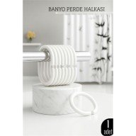 Banyo Perde Halkası Dayanıklı, Kolay Takılan, Şık Tasarım Banyo Perde Halkası Dayanıklı, Kolay Takılan, Şık Tasarım