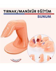 Protez Tırnak Manikür Eğitim ve Sunum Parmakları 10 adet