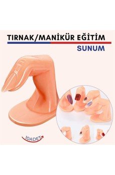 Protez Tırnak Manikür Eğitim ve Sunum Parmakları 10 adet