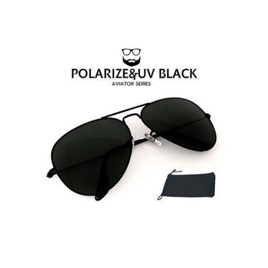 Güneş Gözlüğü Polarize UV Aviator Design