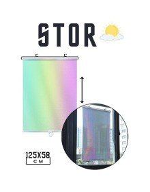 Stor Perde Reflektiv Manila Design