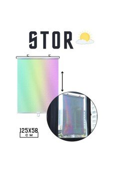 Stor Perde Reflektiv Manila Design