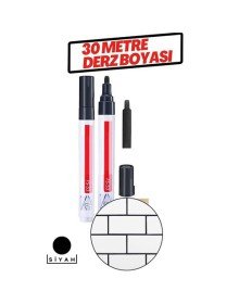 Derz Arası 30 Metre Boyama Rötüş Kalemi SİYAH