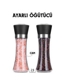 2 Li Baharat Tuz Öğütücü Set Dees Dickerhoof Design