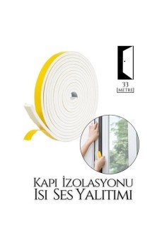 Kapı Ses Isı Yalıtım Sünger Bant 33 METRE