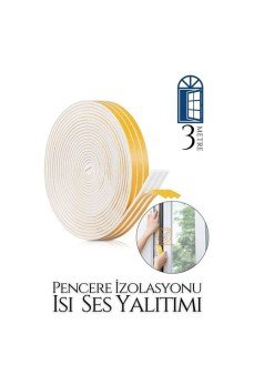 Pencere Ses Isı Yalıtım Sünger Bant 3 METRE Pencere Ses Isı Yalıtım Sünger Bant 3 METRE