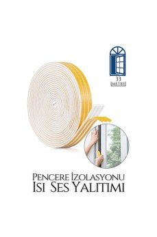 Pencere Ses Isı Yalıtım Sünger Bant 33 METRE