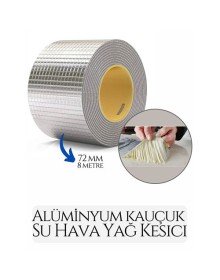 72 mm Su Hava Yağ Kesici İzolasyon Bandı 8 Metre