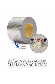 72 mm Su Hava Yağ Kesici İzolasyon Bandı 8 Metre