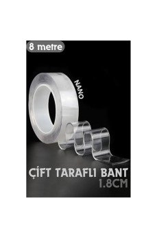 8 Metre Çift Taraflı Yapıştırıcı Bant Çivisiz Montaj
