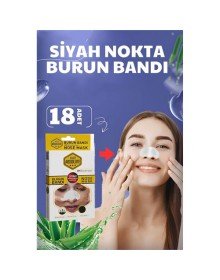 Siyah Nokta Temizleyici Burun Bandı – Derinlemesine Gözenek Arındırıcı  18 li PAKET