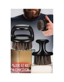 At Kılı Sakal Tarama Tıraş Temizlik Fırçası Absolute Professional