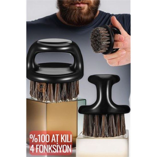 At Kılı Sakal Tarama Tıraş Temizlik Fırçası Absolute Professional At Kılı Sakal Tarama Tıraş Temizlik Fırçası Absolute Professional