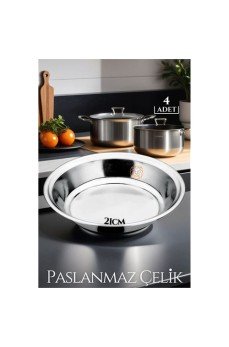 21 cm 4 LÜ Tabak Seti Paslanmaz Çelik B.Caprio Design 21 cm 4 LÜ Tabak Seti Paslanmaz Çelik B.Caprio Design