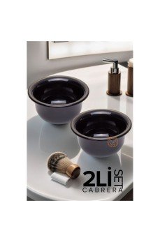 2 li SET Tıraş Tası Cabrera Design