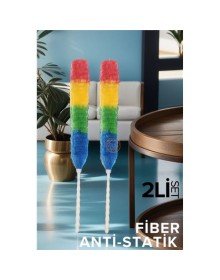 2 li SET Fiber Toz Alma Püskülü California Design