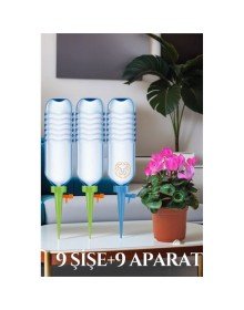 Çiçek Damlama Sulama Şişe Aparat 18 li set Seti