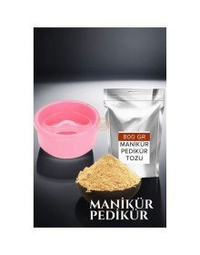Manikür Tası ve Tozu Set 800 Gr