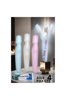 Kapaklı Diş Fırça Kutusu 4 ADET Scappini Design